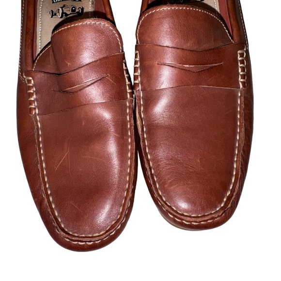 FLORSHEIM MEN’s driver leather penny loafers slip on dress shoes size 11 - Picture 4 of 16
